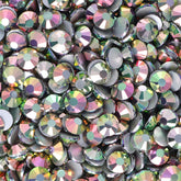 Galaxy Pink Glass FlatBack Rhinestones Silver Back WholesaleRhinestone